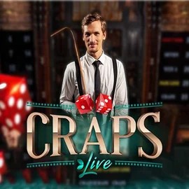 Live Craps logo – Live Casino by Evolution at Stonevegas Casino